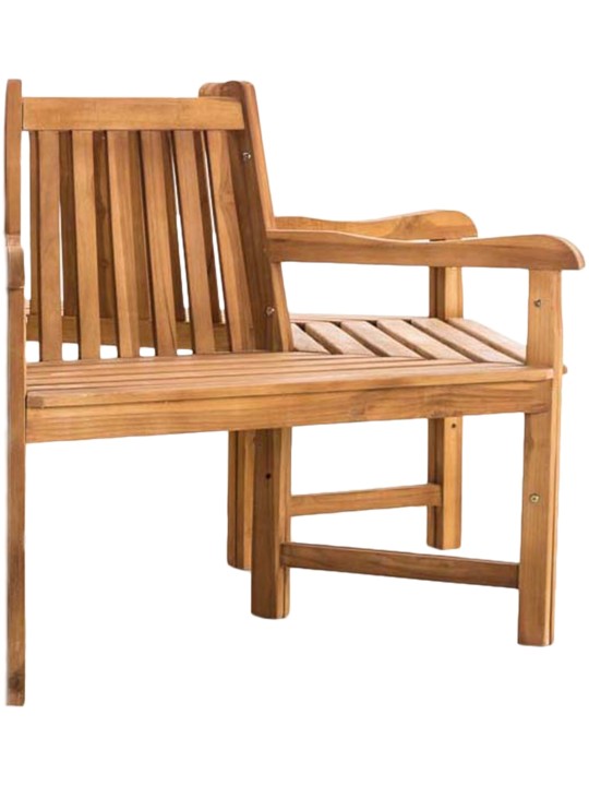 Kenna fapad félkör alakú kartámasszal 200 cm, teak