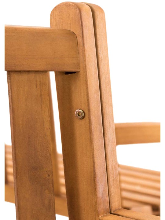 Kenna fapad félkör alakú kartámasszal 250 cm, teak