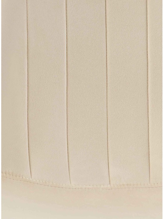 4 db Baxter bársony étkezőszék készlet, krém