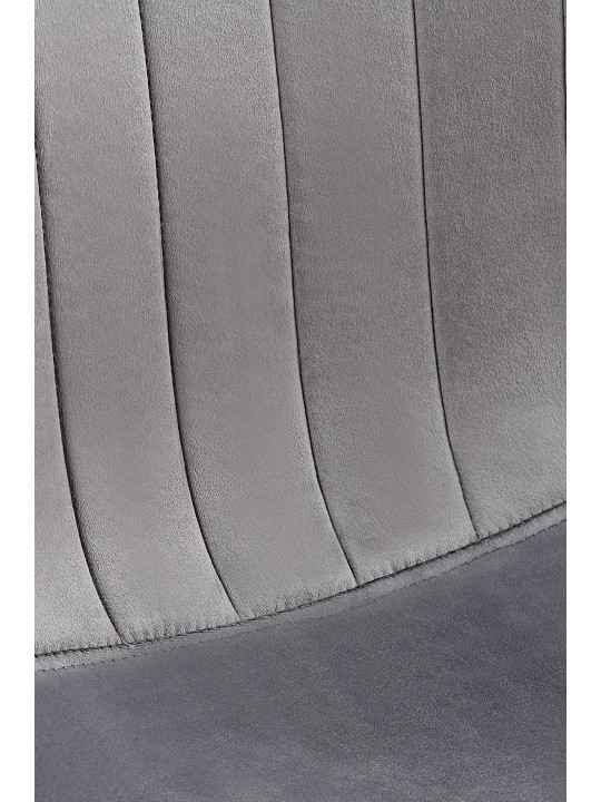 4 db Baxter bársony étkezőszék készlet, sötétszürke 4 db Baxter bársony étkezőszék készlet, sötétszürke