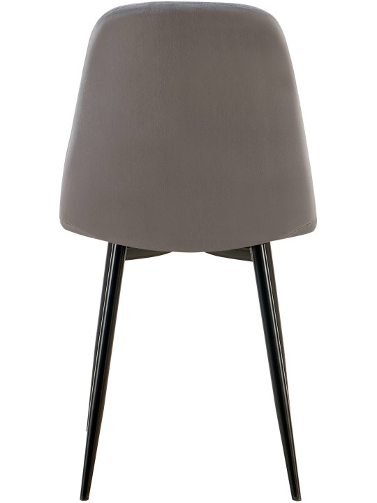 4 db Baxter bársony étkezőszék készlet, sötétszürke 4 db Baxter bársony étkezőszék készlet, sötétszürke