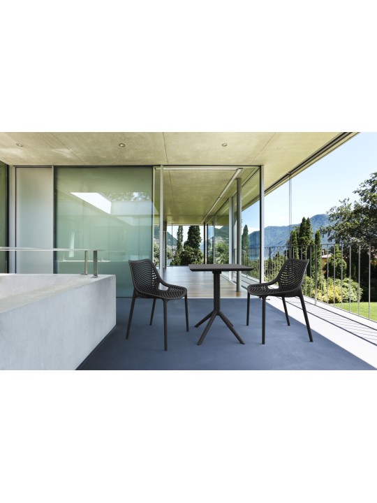 Levegő szék, fekete