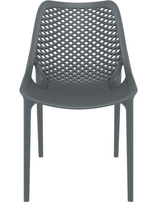 Levegő szék, sötétszürke