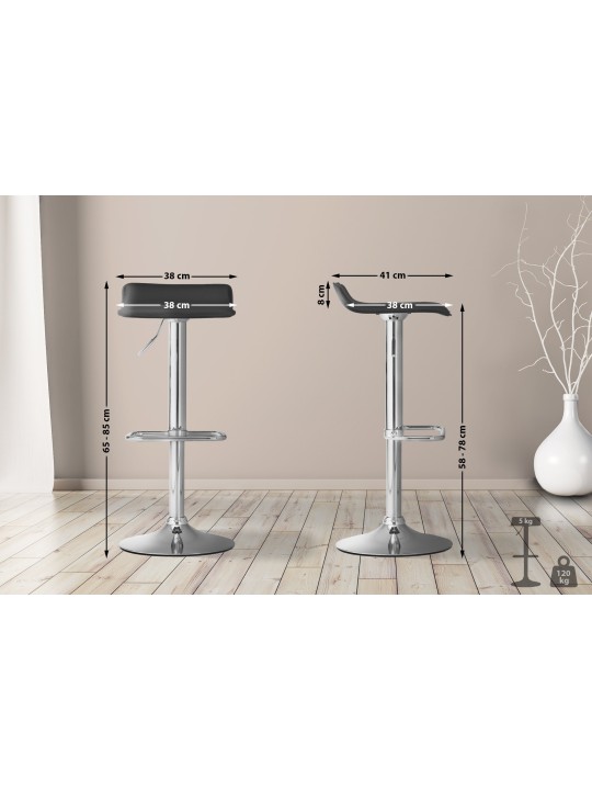 Bárszék DYN, fekete