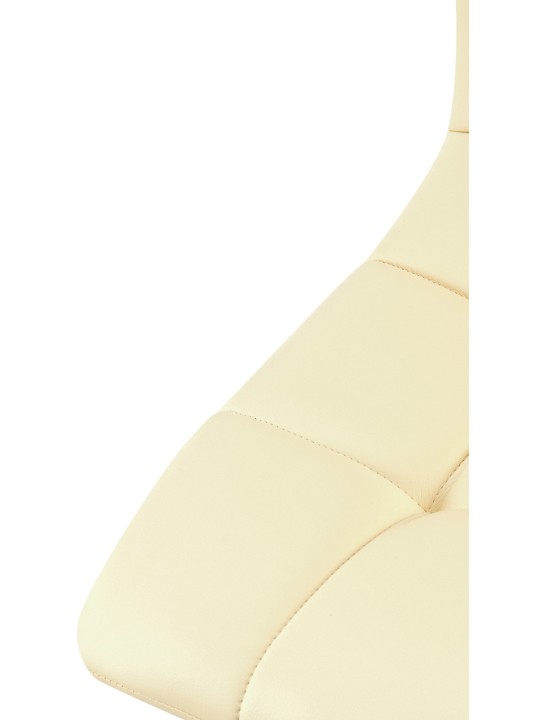 4 db Antibes műbőr étkezőszék szett, krém