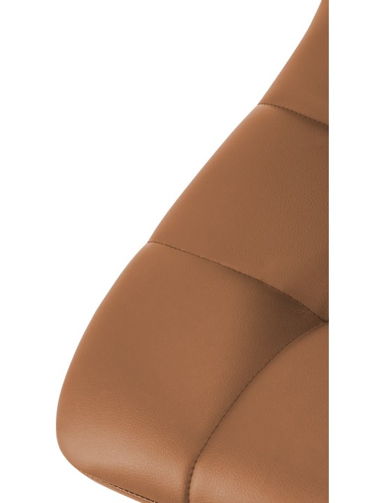 4 db Antibes műbőr étkezőszék szett, sötétbarna