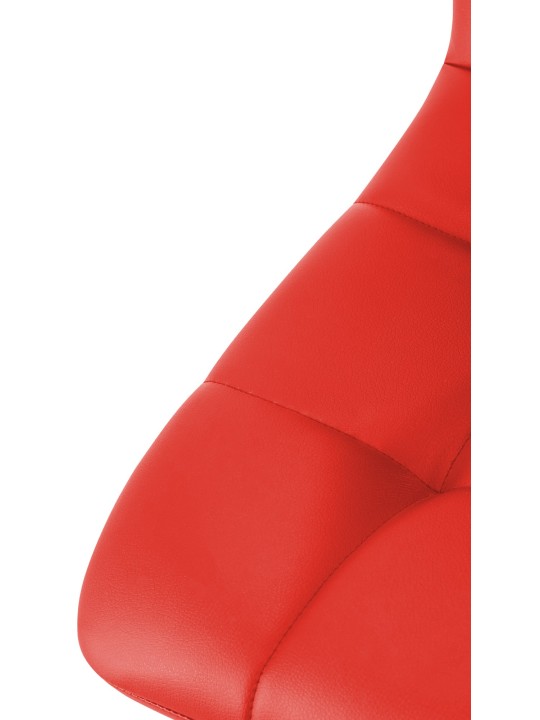 4 db Antibes műbőr étkezőszék szett, piros
