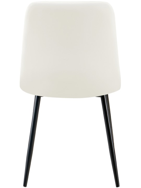 4 db Antibes műbőr étkezőszék szett, fehér