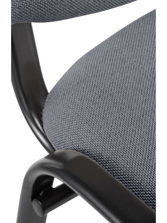 Látogatószék Ken szövet, szürke