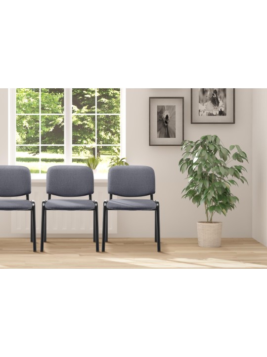 Látogatószék Ken szövet, szürke