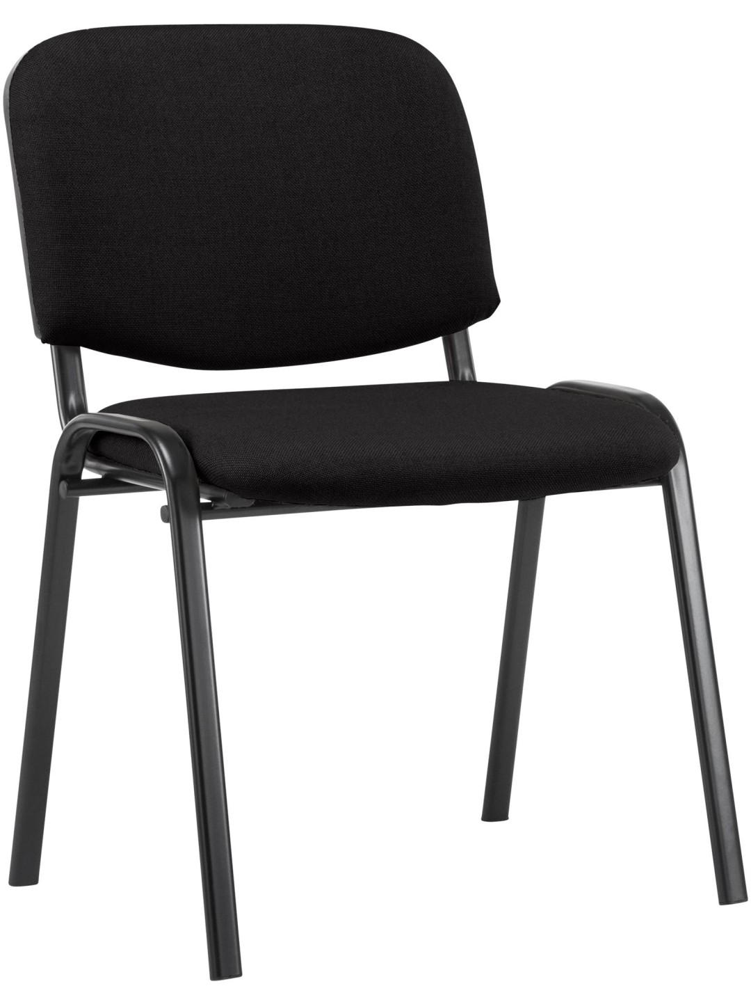 Látogatószék Ken szövet, fekete