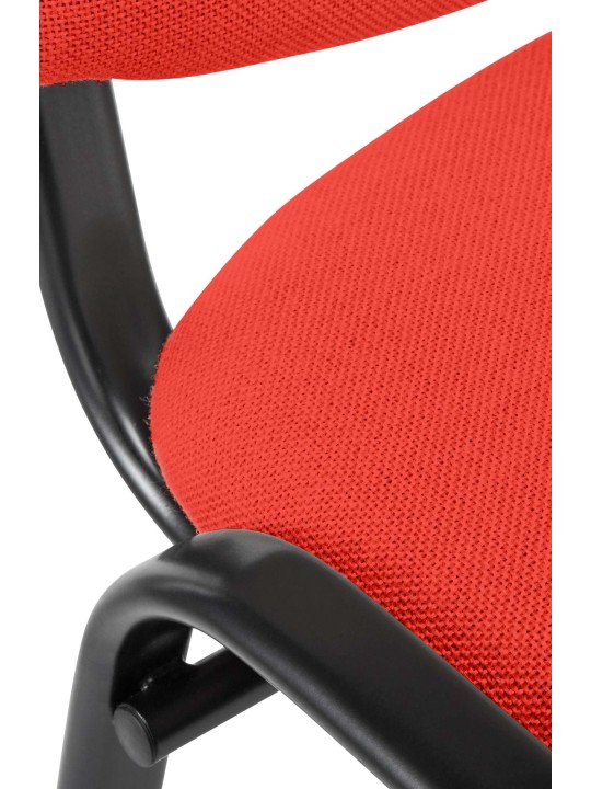 Látogatószék Ken szövet, piros