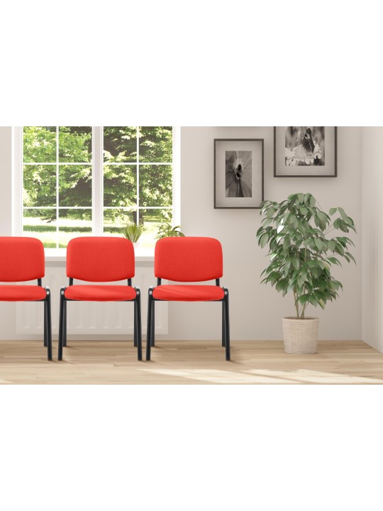 Látogatószék Ken szövet, piros
