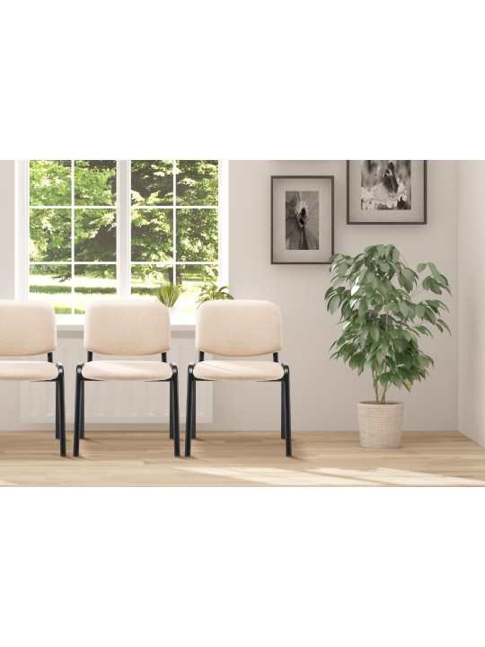 Látogatószék Ken szövet, krém