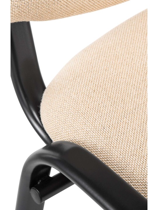 Látogatószék Ken szövet, krém