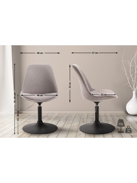 Szék Maverick B szövet, szürke