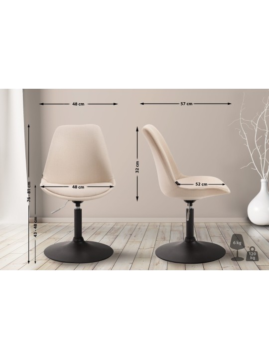 Szék Maverick B szövet, krém Szék Maverick B szövet, krém