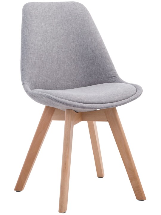 Látogatószék Borneo V2 Natura szövet, szürke