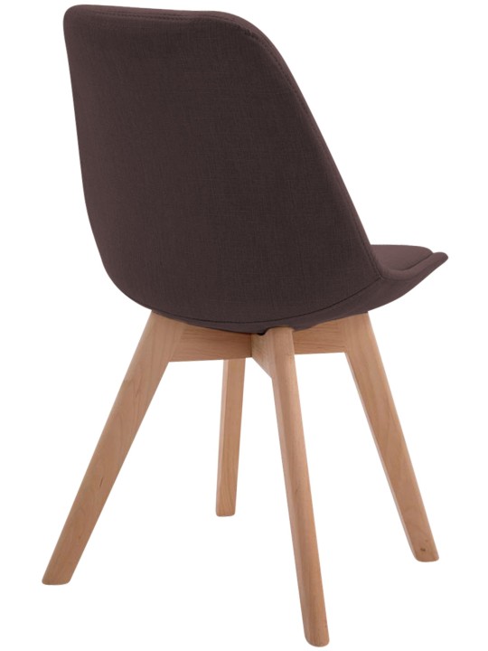 Látogatószék Borneo V2 Natura szövet, barna