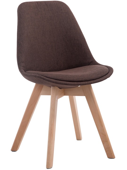 Látogatószék Borneo V2 Natura szövet, barna