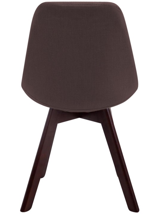 Látogatószék Borneo V2 dió szövet, barna