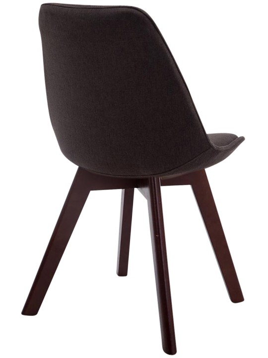 Látogatószék Borneo V2 dió szövet, sötétszürke