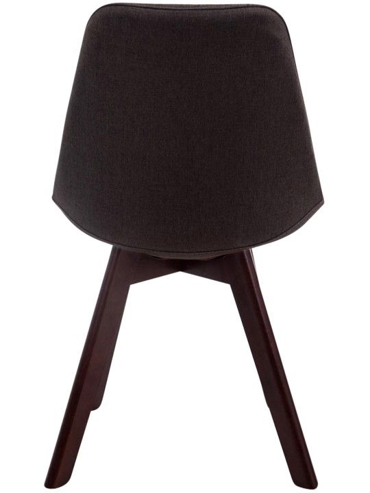 Látogatószék Borneo V2 dió szövet, sötétszürke