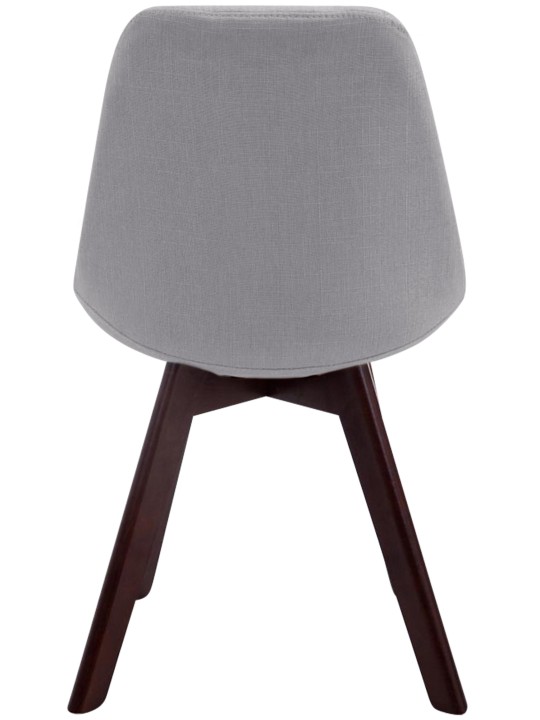 Látogatószék Borneo V2 dió szövet, szürke