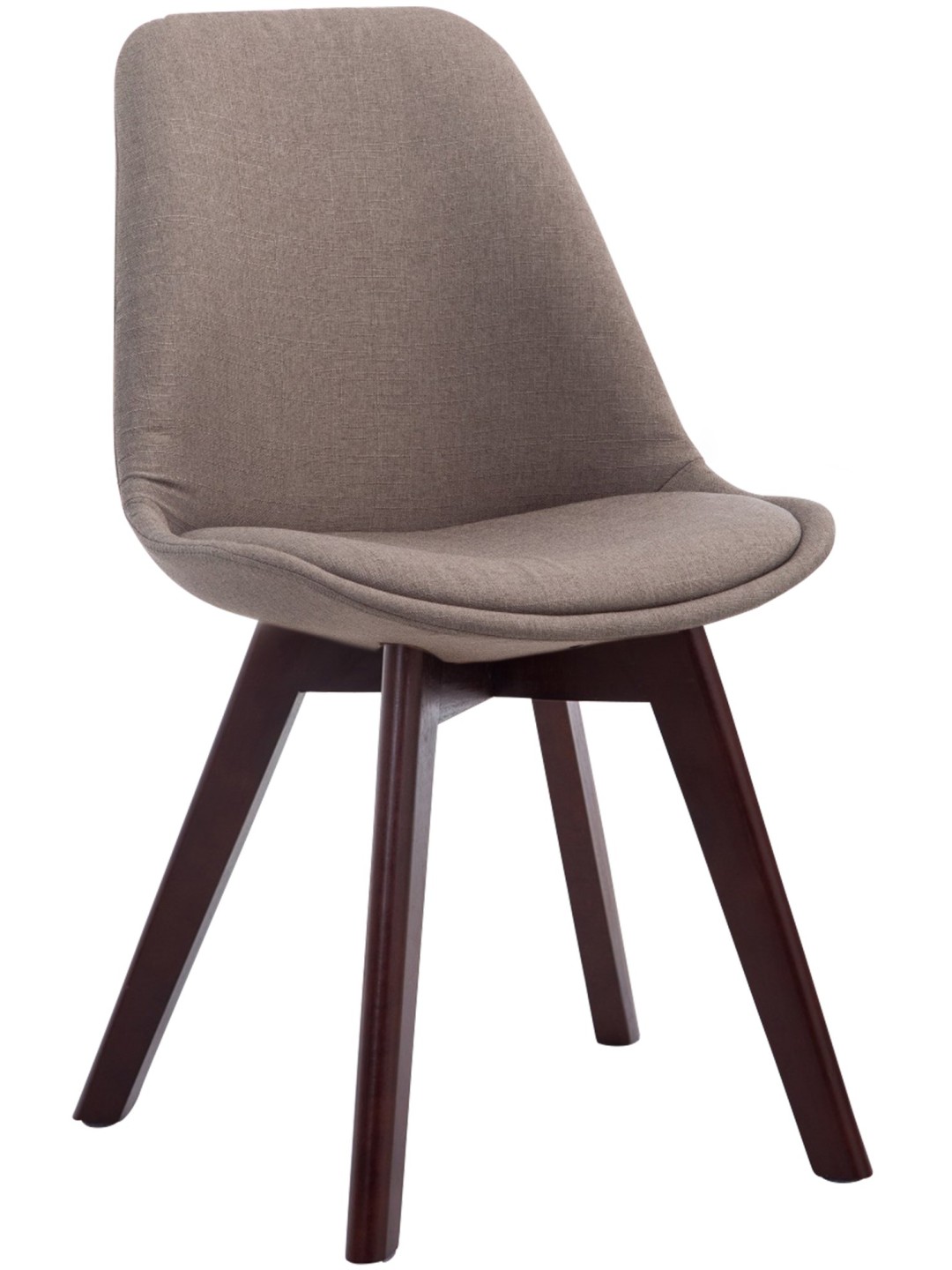 Látogatószék Borneo V2 dió szövet, taupe