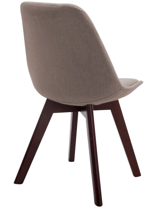 Látogatószék Borneo V2 dió szövet, taupe