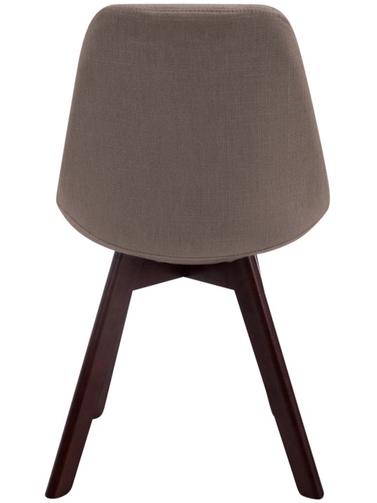 Látogatószék Borneo V2 dió szövet, taupe