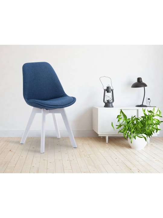 Látogatószék Borneo V2 szövet, kék