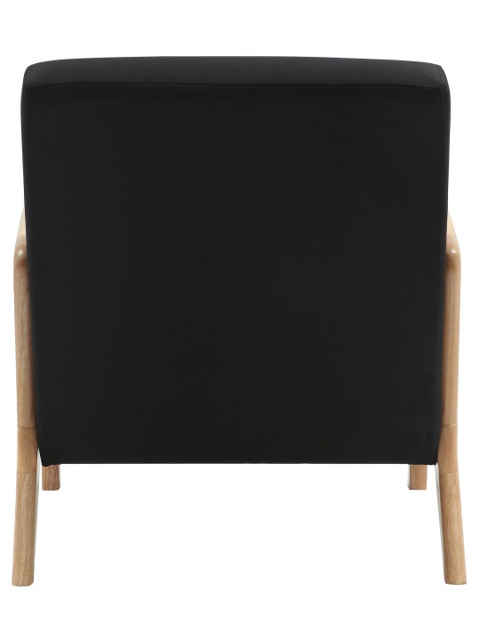 Fotel Hibbing szövet, fekete