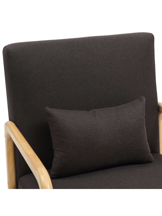 Fotel Hibbing szövet, barna