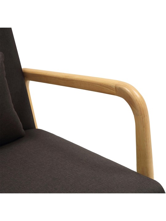 Fotel Hibbing szövet, barna