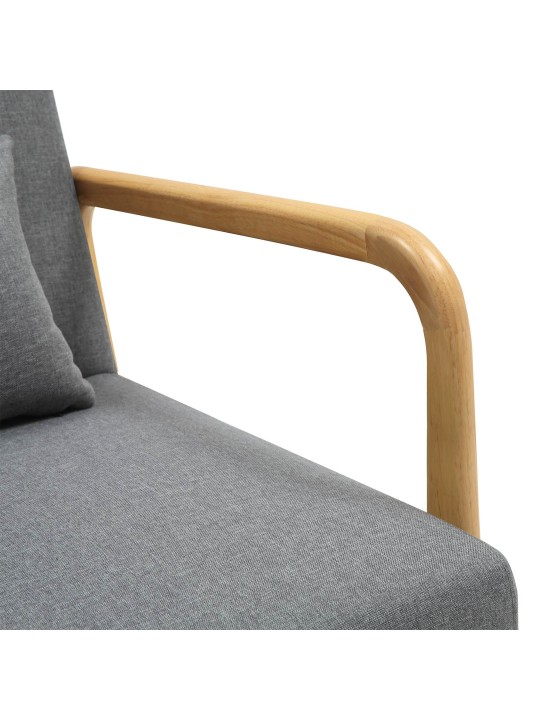 Fotel Hibbing szövet, világosszürke Fotel Hibbing szövet, világosszürke