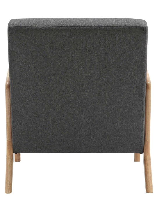 Fotel Hibbing szövet, sötétszürke