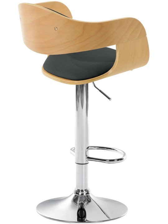 Bárszék Kingston C, natúr/fekete