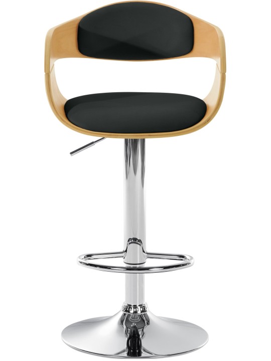 Bárszék Kingston C, natúr/fekete