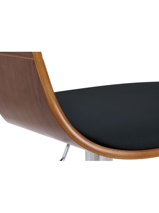 Bárszék Kingston C, dió/fekete