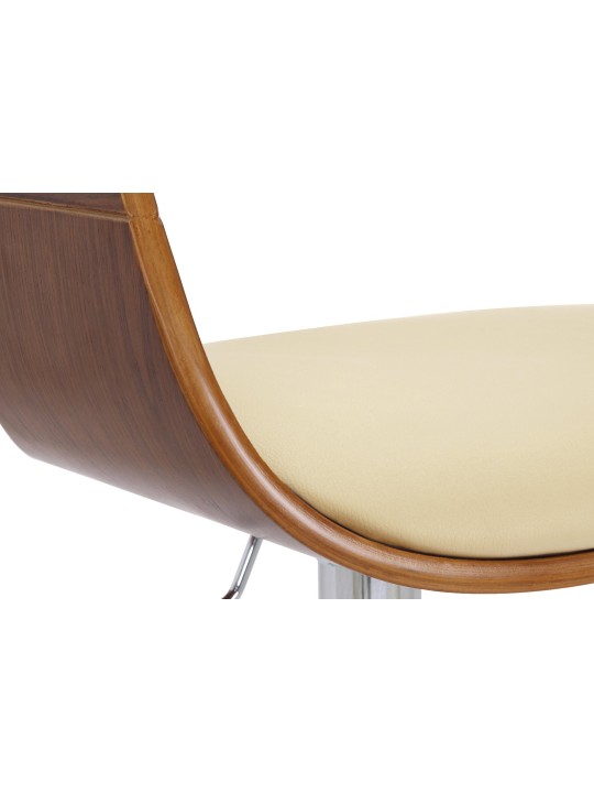 Bárszék Kingston C, dió/krém