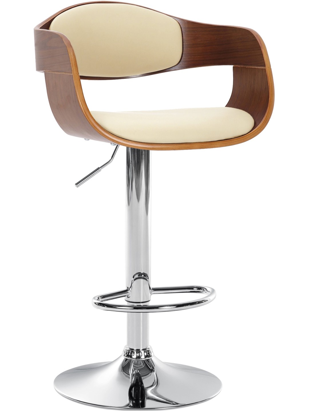 Bárszék Kingston C, dió/krém