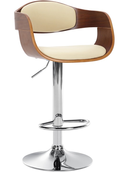 Bárszék Kingston C, dió/krém