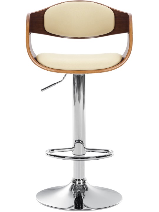 Bárszék Kingston C, dió/krém