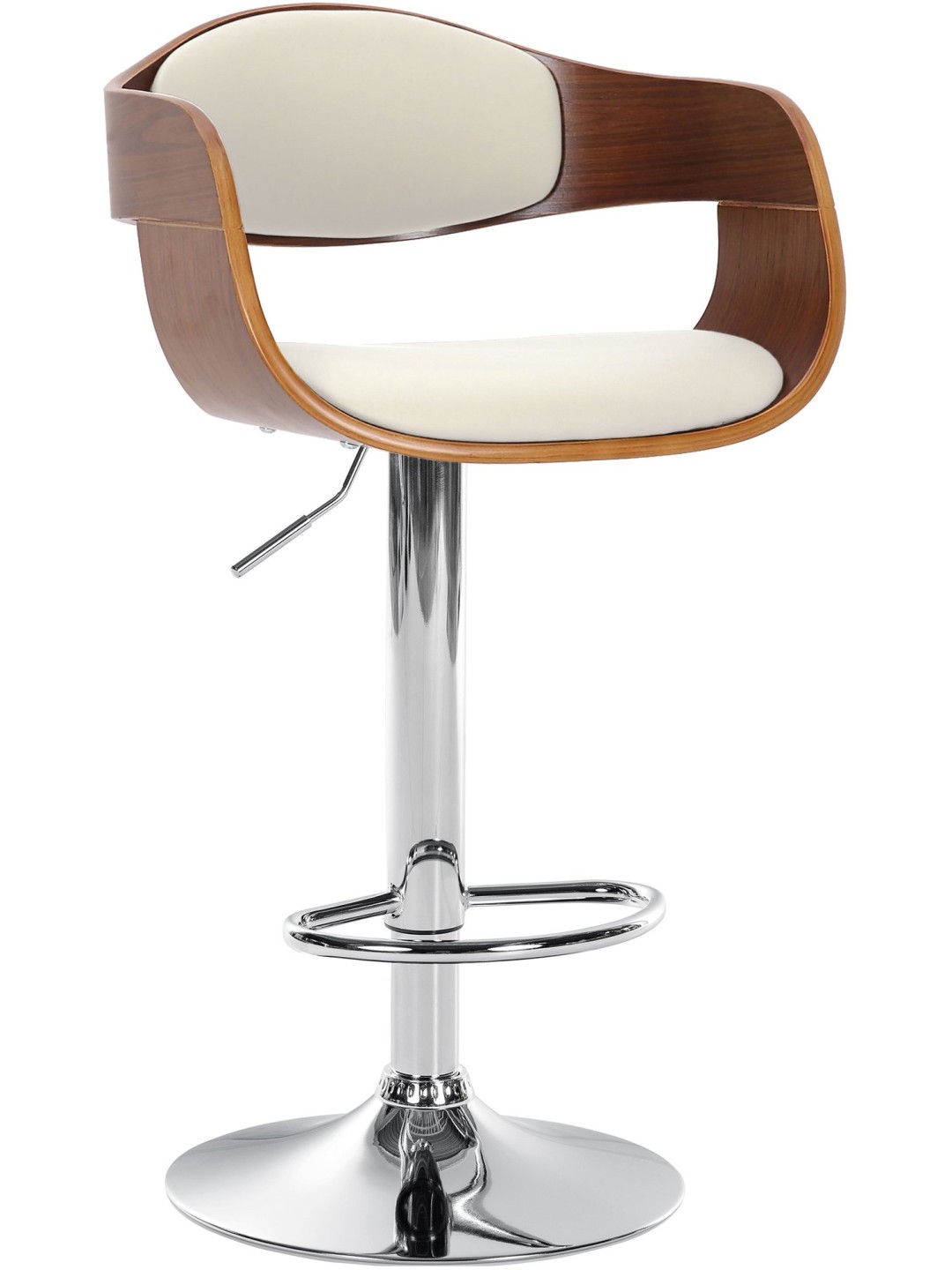 Bárszék Kingston C, dió/fehér