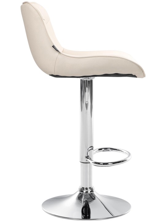 Bárszék Vonore műbőr króm, krém Bárszék Vonore műbőr króm, krém