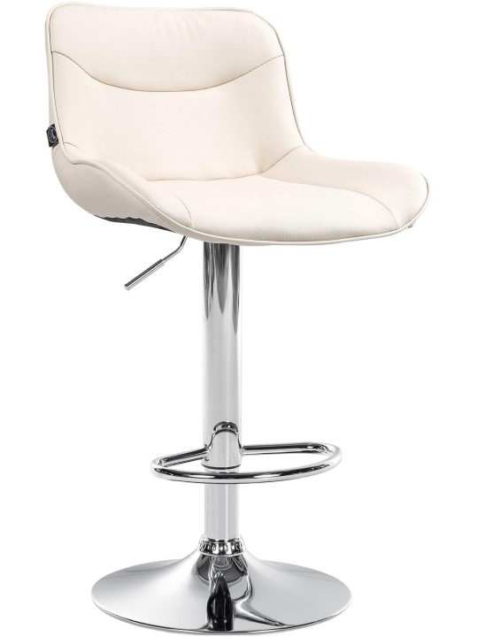 Bárszék Vonore műbőr króm, krém Bárszék Vonore műbőr króm, krém