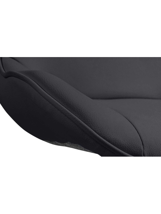 Bárszék Vonore műbőr króm, fekete Bárszék Vonore műbőr króm, fekete