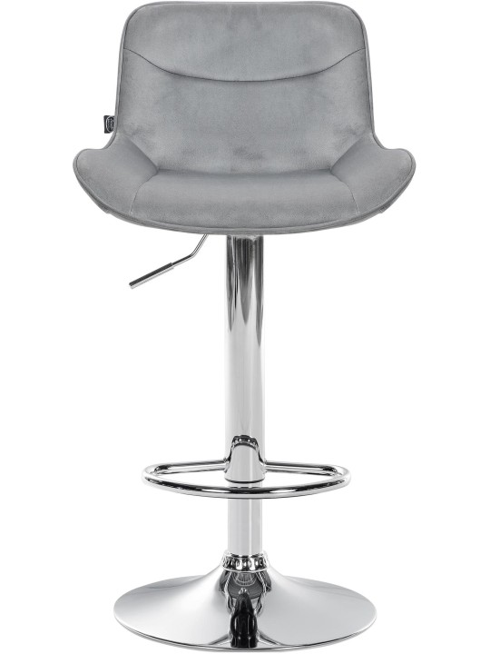 Bárszék Vonore bársony króm, szürke Bárszék Vonore bársony króm, szürke