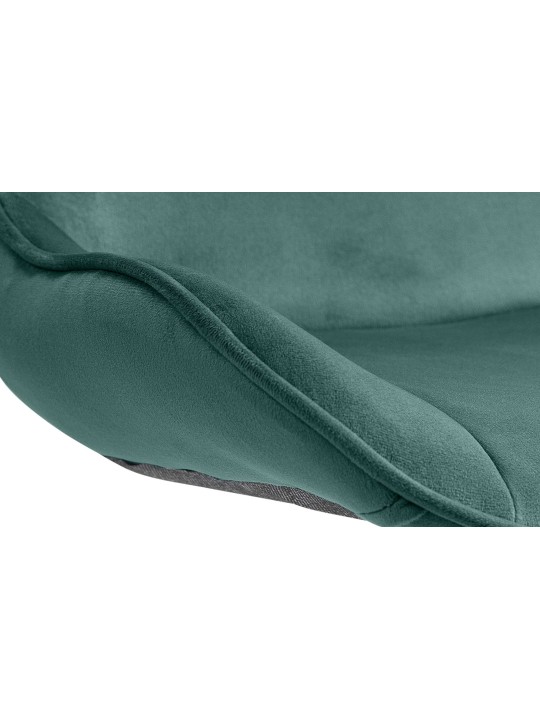 Bárszék Vonore bársony króm, zöld